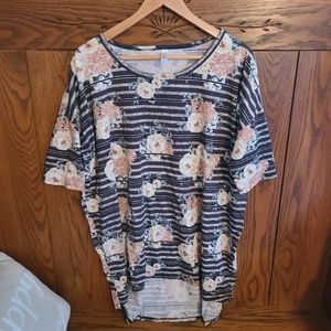 LulaRoe Irma tunic Large Good Condition